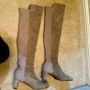 Gorgeous Stuart Weiztman, Gillian, neutral knee high boots